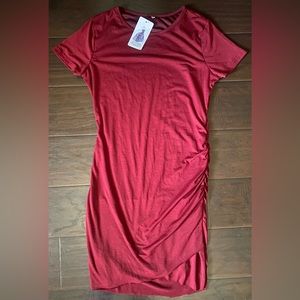 BTFBM Woman’s Burgundy Mini Dress Stretch M